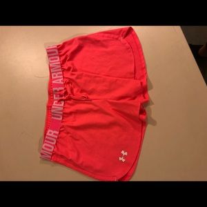 UA gym shorts